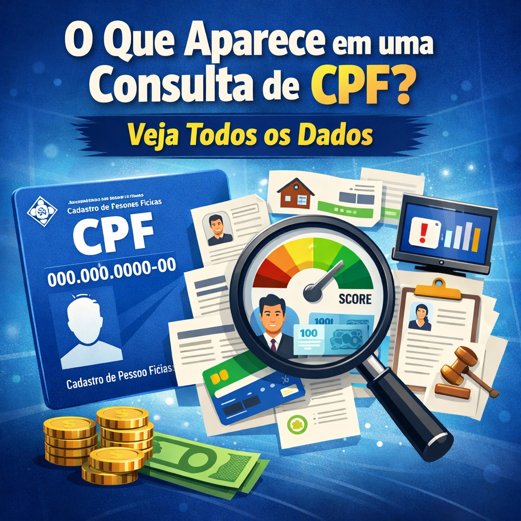 O que aparece em uma consulta de CPF